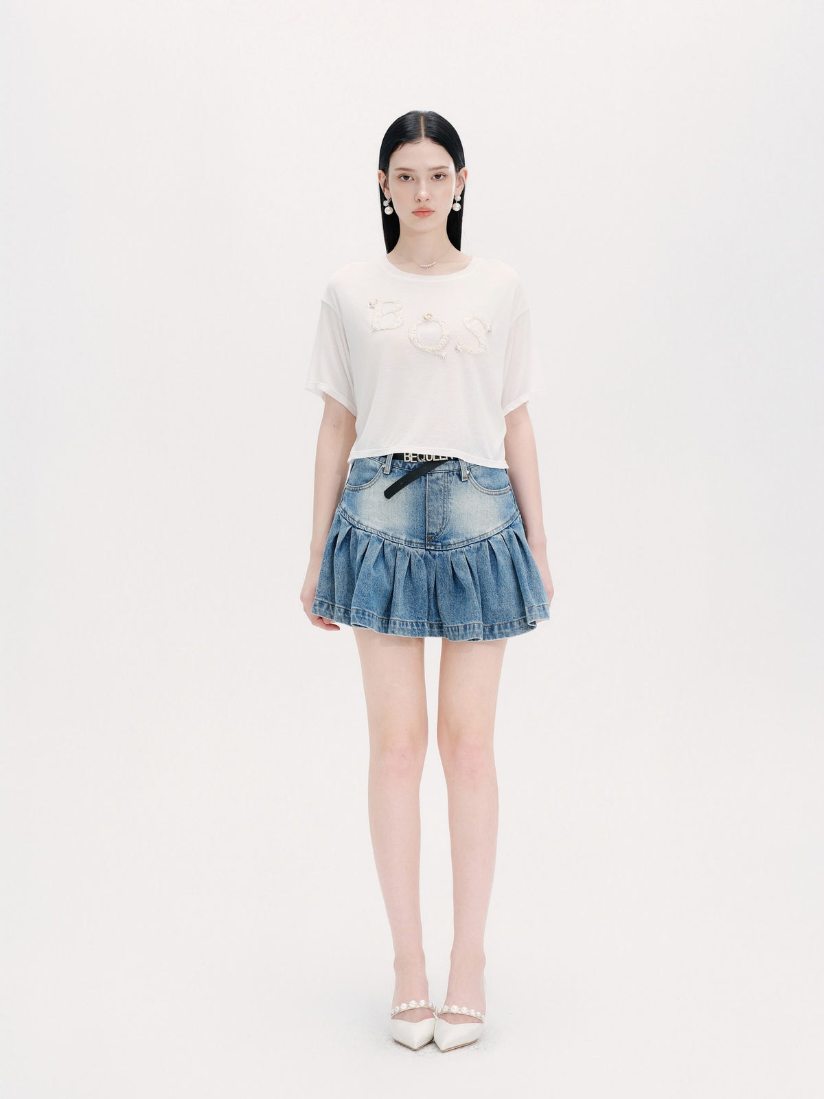 Morning Muse Beaded Original T-Shirt full look
