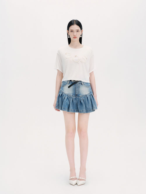 Morning Muse Beaded Original T-Shirt full look