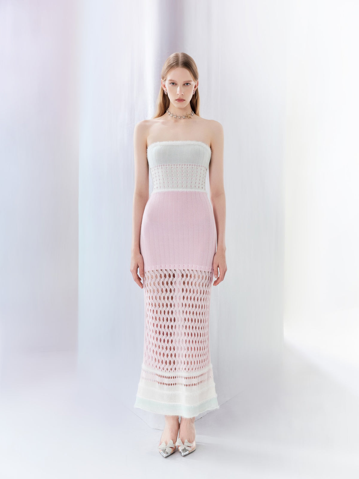 Riviera Cutout Bustier Knit Maxi Dress lookbook cover