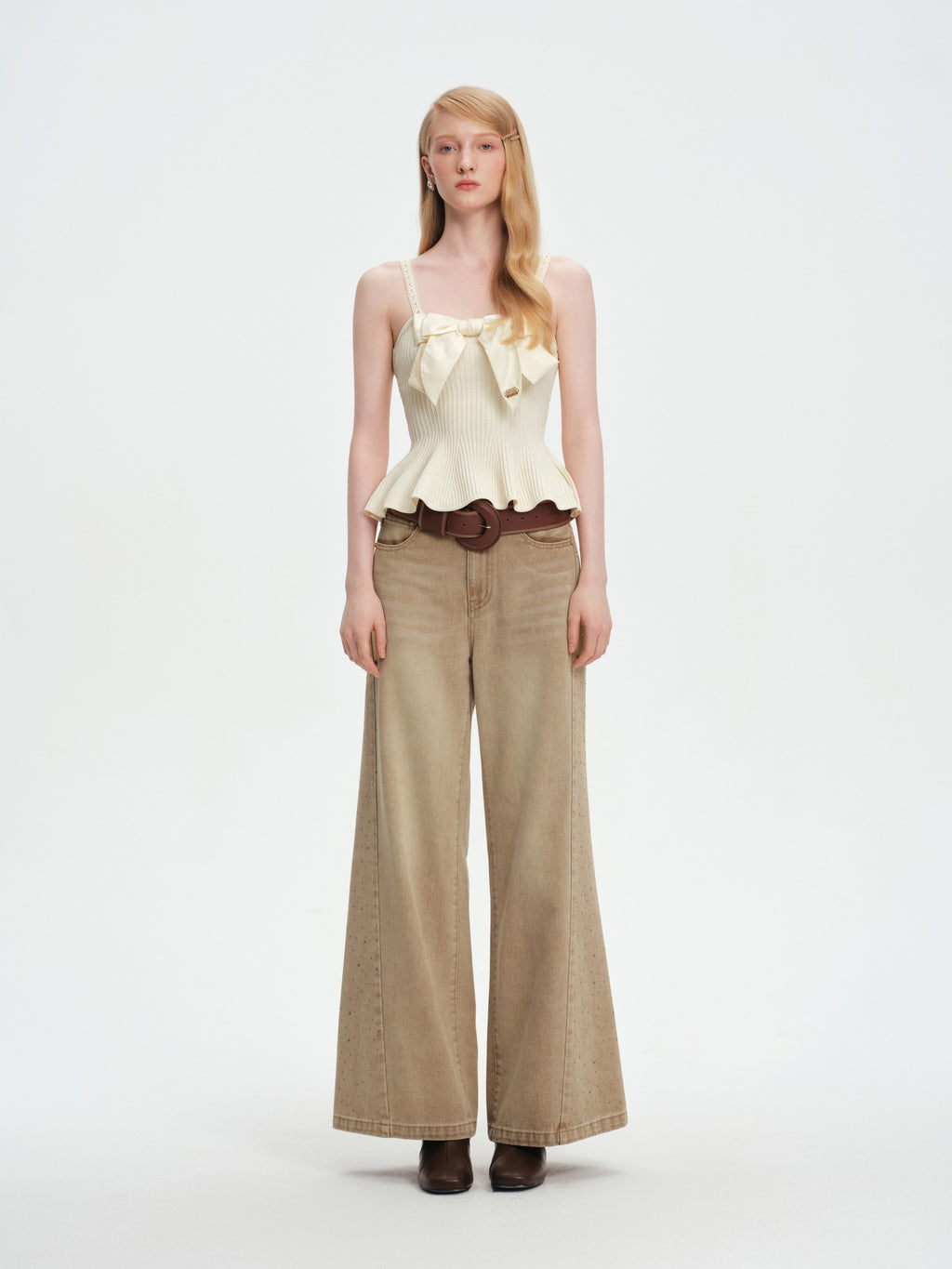 Pearl Wonderland Bow Camisole Top look 6