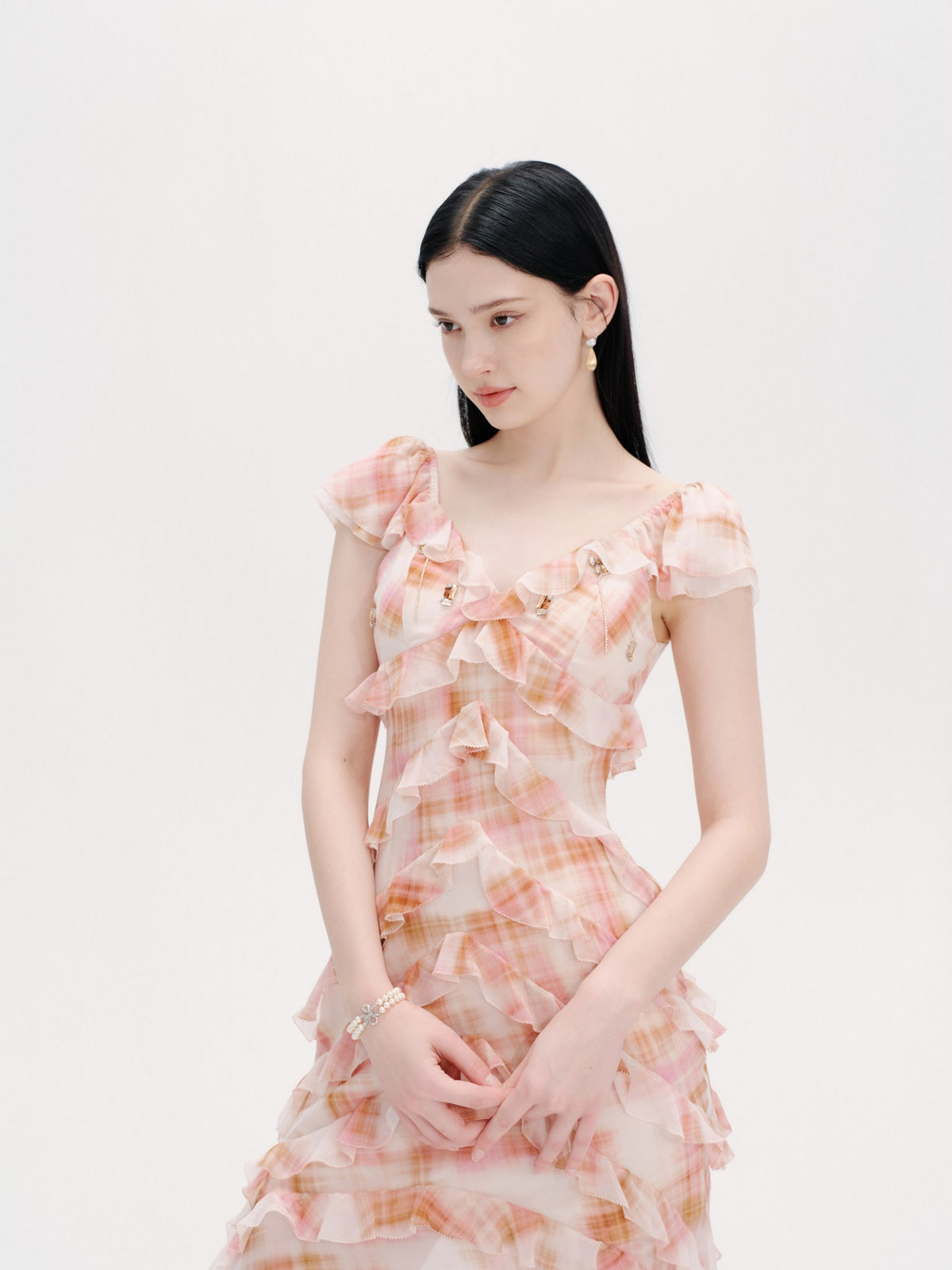 Riviera Silk Print Resort Midi Dress styling