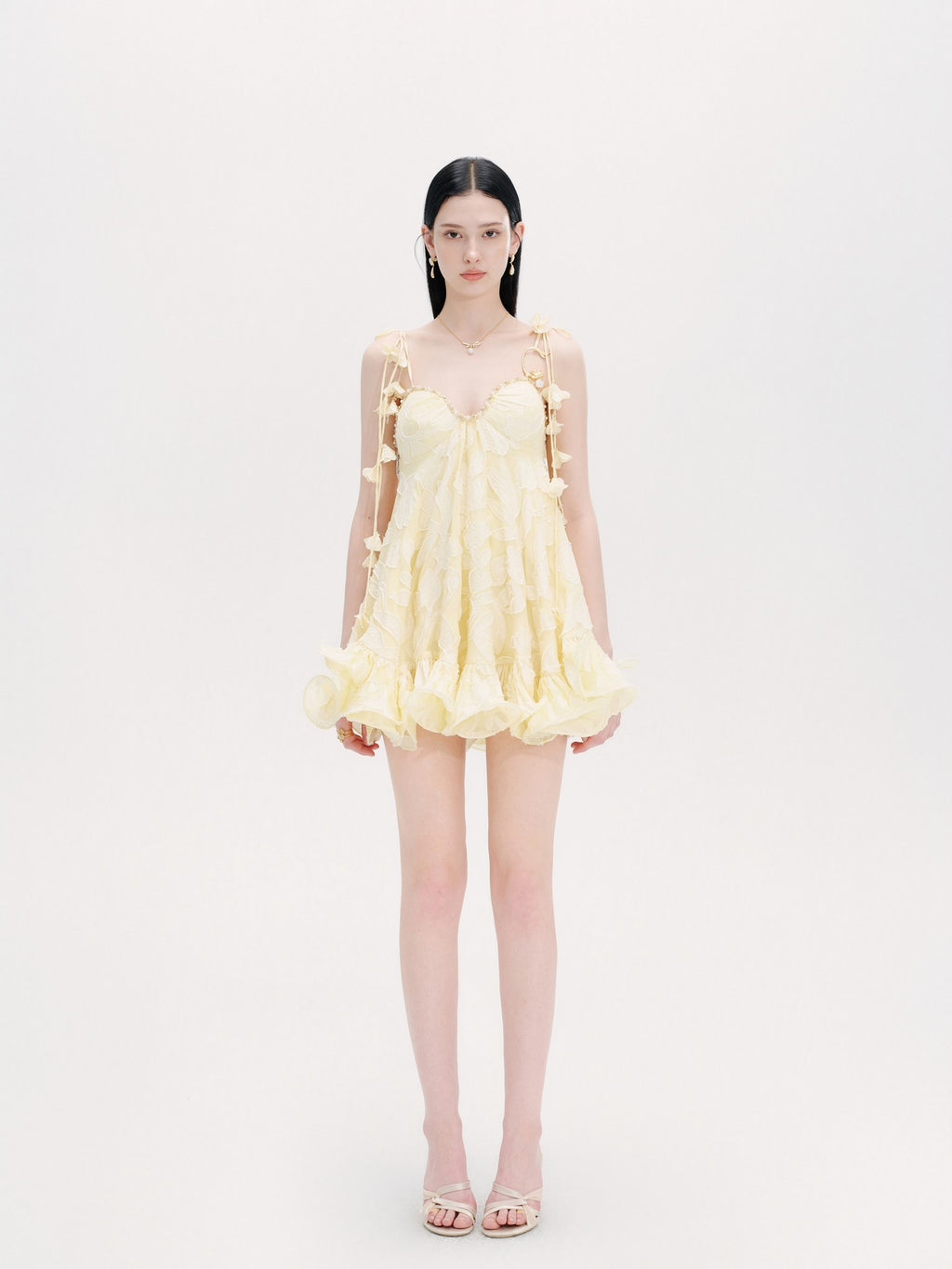 Riviera Romantic Wrapped Bustier Mini Dress front view
