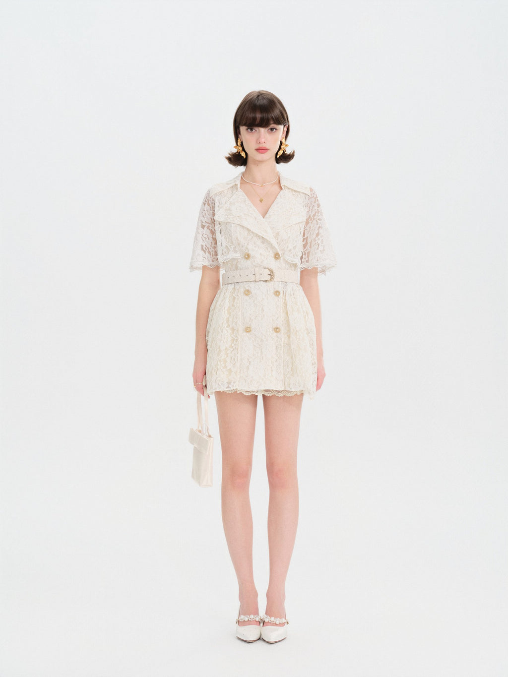 Mayfair Lace Belted Trench Dress lookbook cover