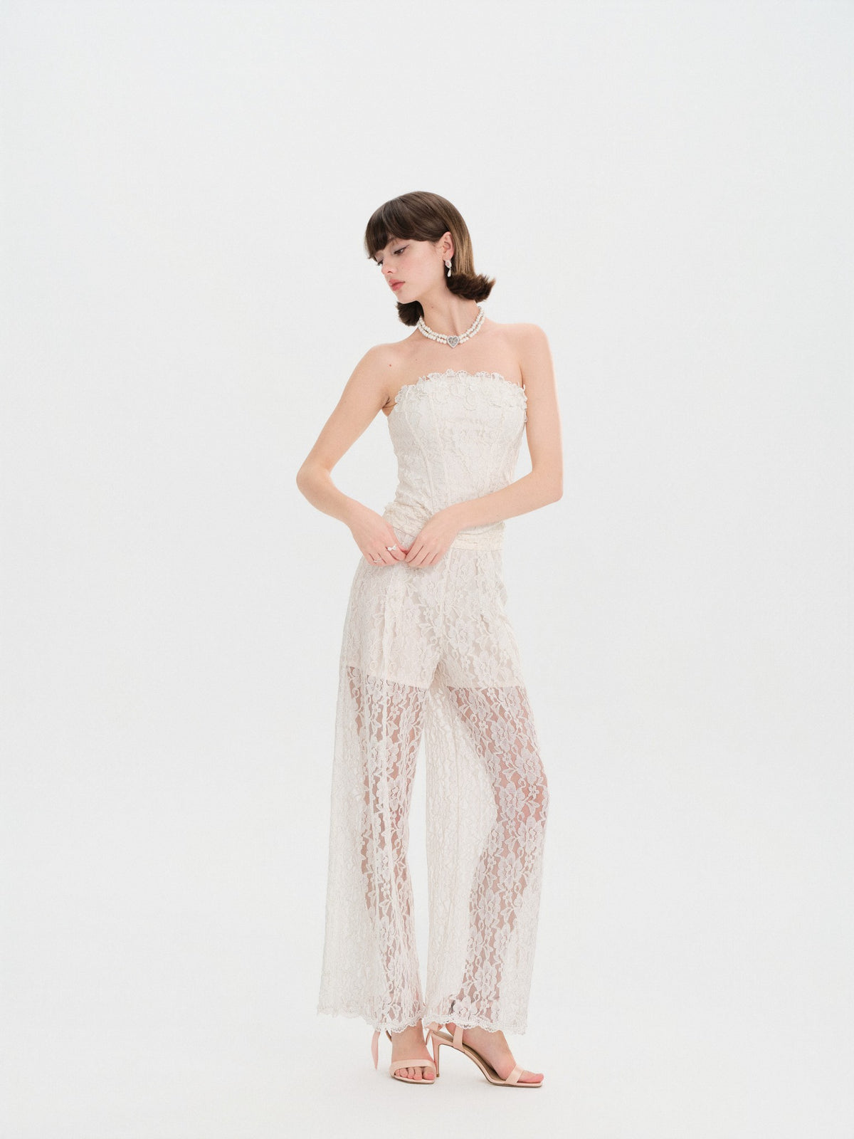 Morning Muse Lace Tube Top back view