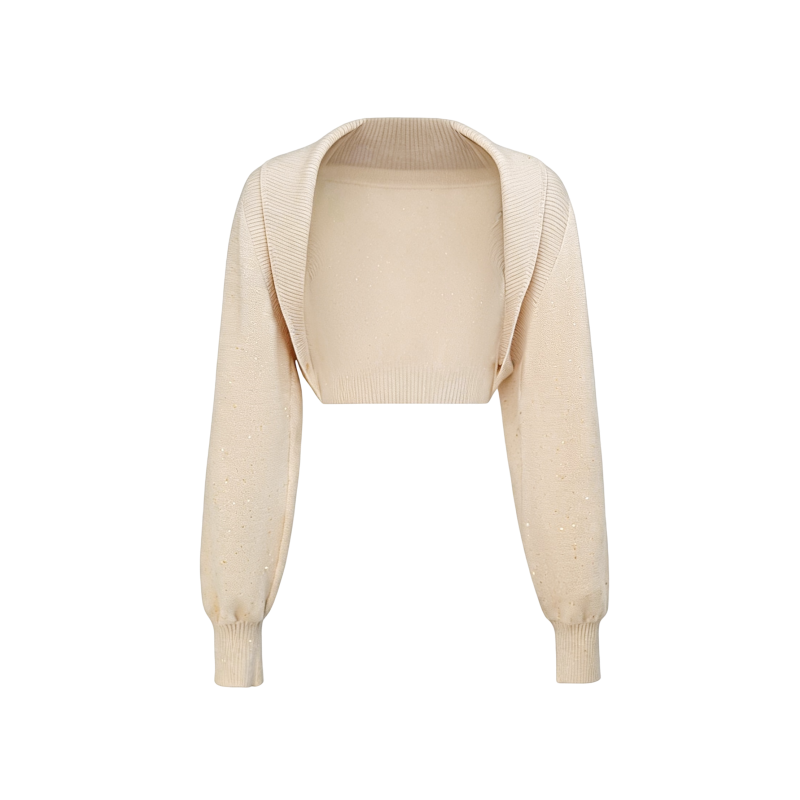 Pearl Wonderland Sequin Knit Cardigan
