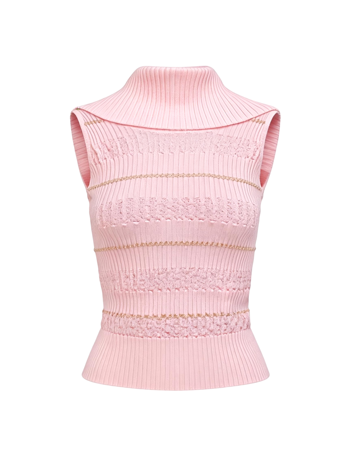 Pearl Wonderland Off-Shoulder Wool Top white background