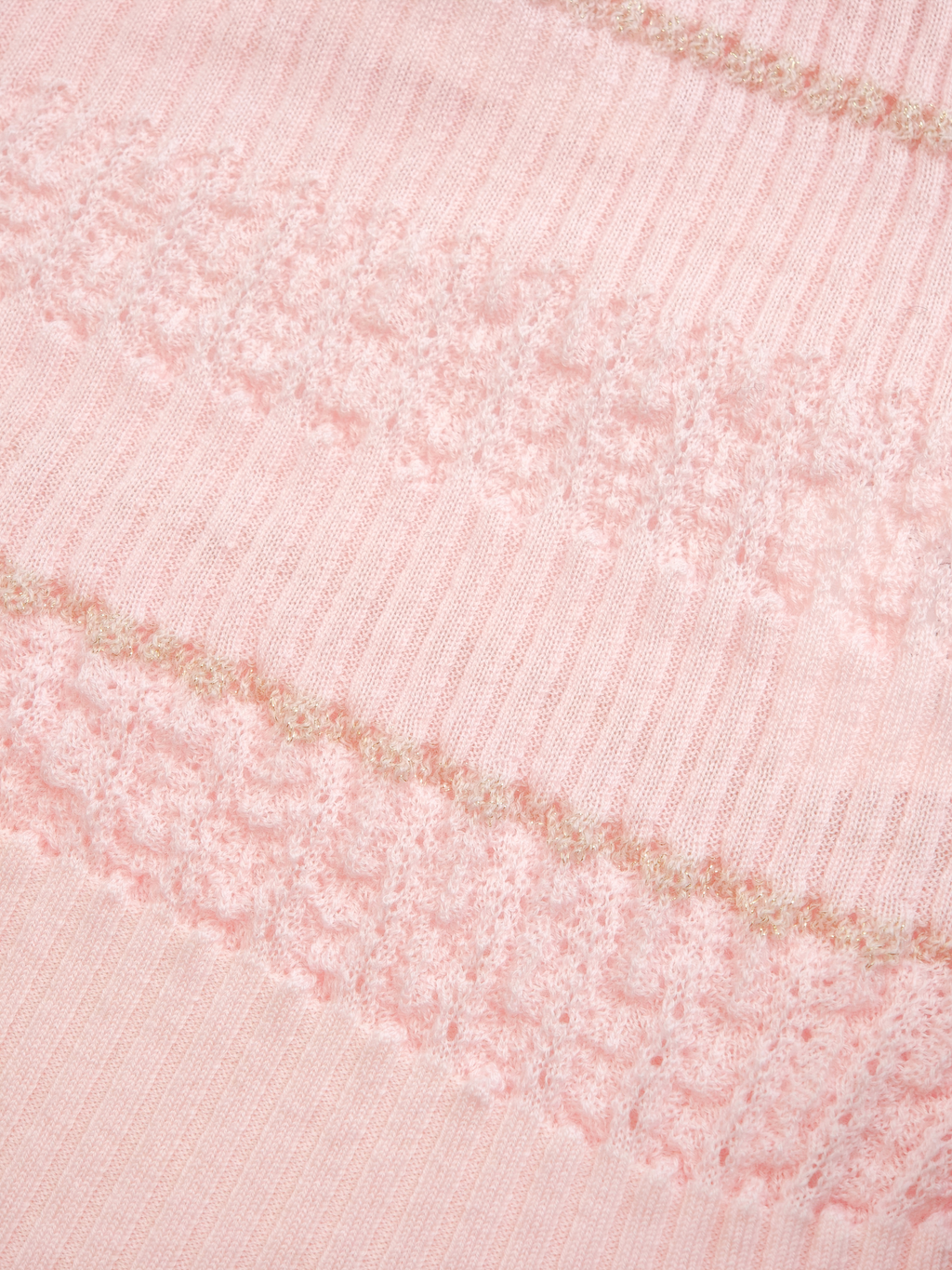 Pearl Wonderland Off-Shoulder Wool Top white background