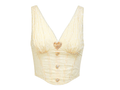 Riviera Beige Fitted Camisole white background
